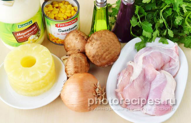 куриные салаты рецепты с фото