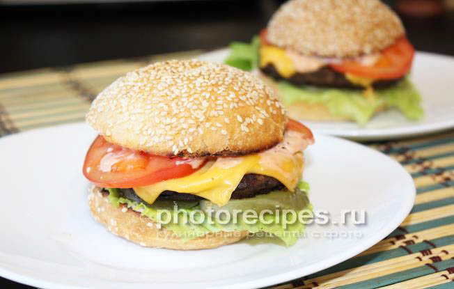 Котлеты для гамбургеров рецепт с фото