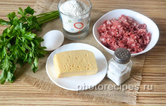 зразы мясные с сыром рецепт с фото
