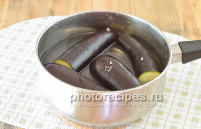 баклажаны с чесноком рецепт с фото