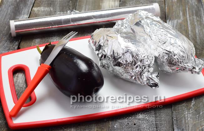 Салат с баклажанами рецепт с фото