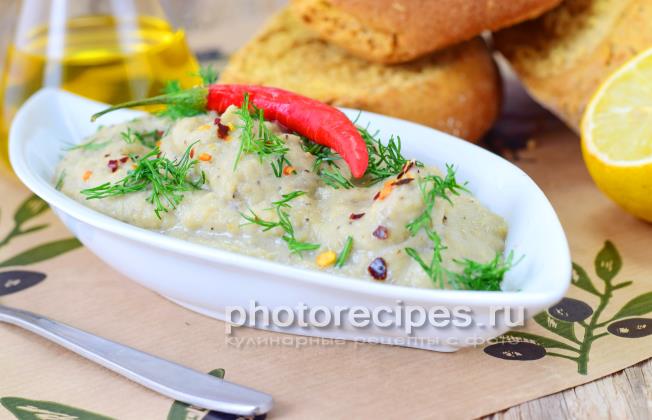 Салат с баклажанами рецепт с фото
