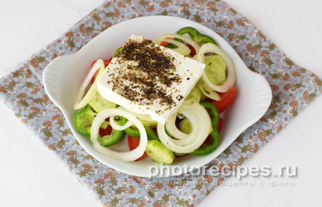 Салат греческий рецепт с фото