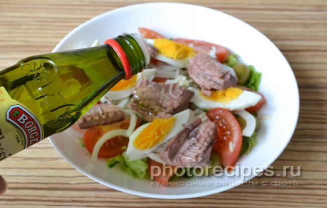 салат с тунцом рецепт с фото