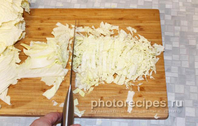 Салат из пекинской капусты рецепт с фото