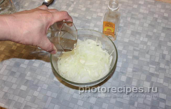селедка с луком рецепт с фото