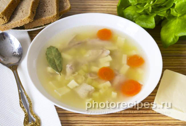 сырный суп рецепт с фото