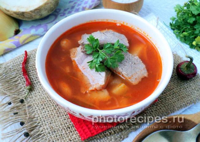 томатный суп рецепт с фото