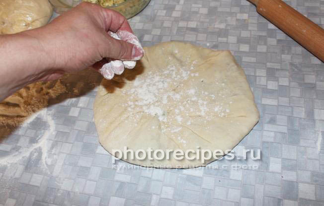 осетинский пирог с капустой фото