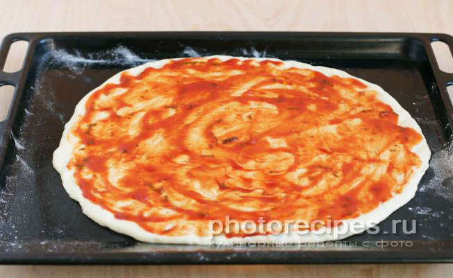 пицца куриным фаршем рецепт фото